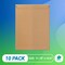 Rigid Mailers 11.75 x 14.5 Kraft Paperboard Mailers 11 3/4 x 14 1/2. Pack of 10 Recycled Mailing Envelopes. Stay Flat Mailers. Self sealing Chipboard Envelopes for Shipping Packaging.